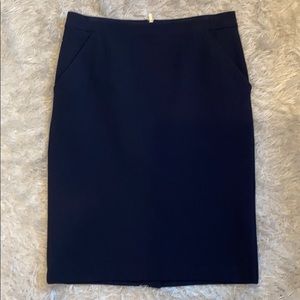 Navy Blue Pencil Skirt